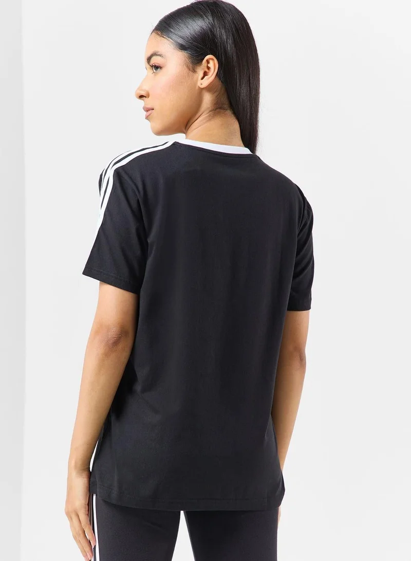 Adidas adidas W 3S Bf T Black Training T-Shirts 2XS